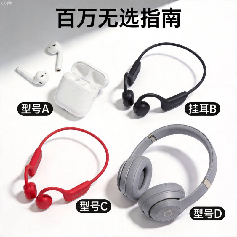 耳机对比展示