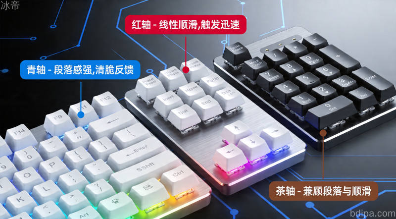机械键盘轴体对比