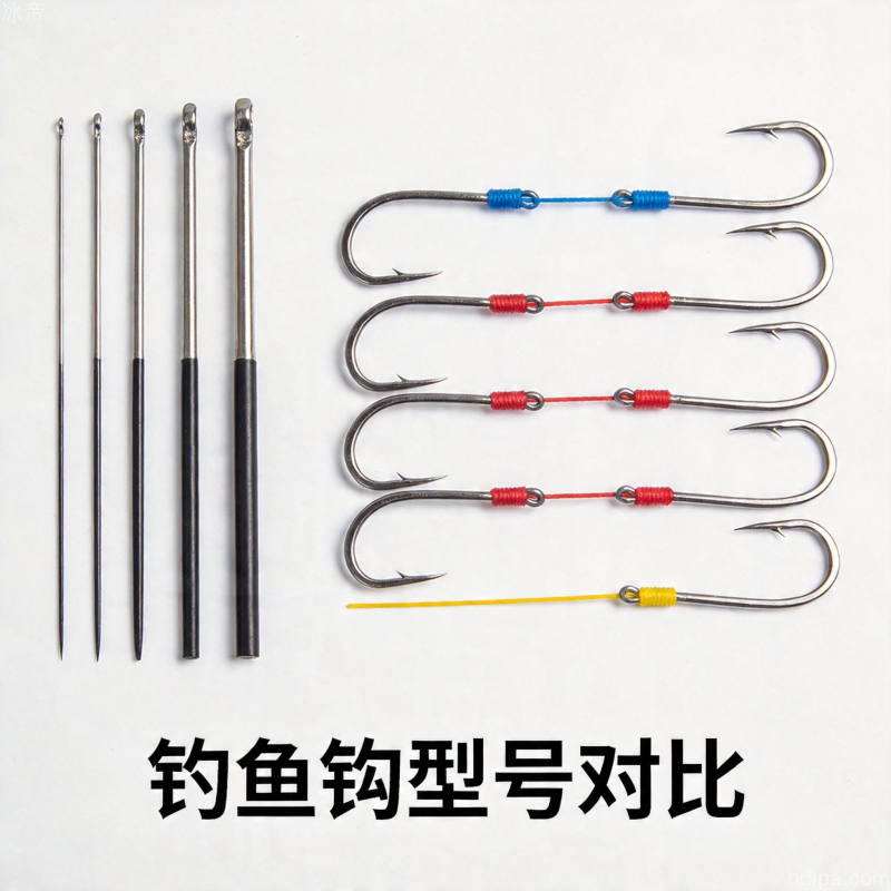 鱼钩型号对照表：不同鱼种应该选择什么型号 3