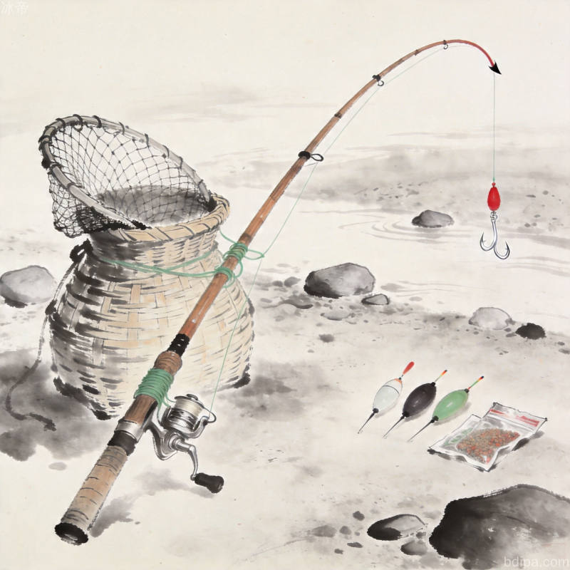 钓鱼装备展示