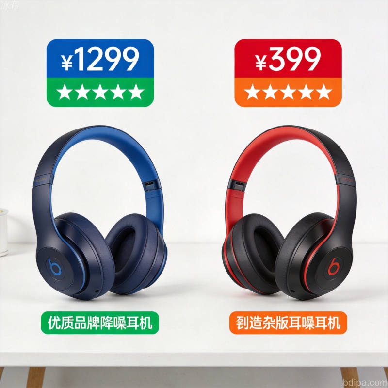降噪耳机选购指南品牌对比图：优质品牌与杂牌耳机的价格性能和用户体验差异