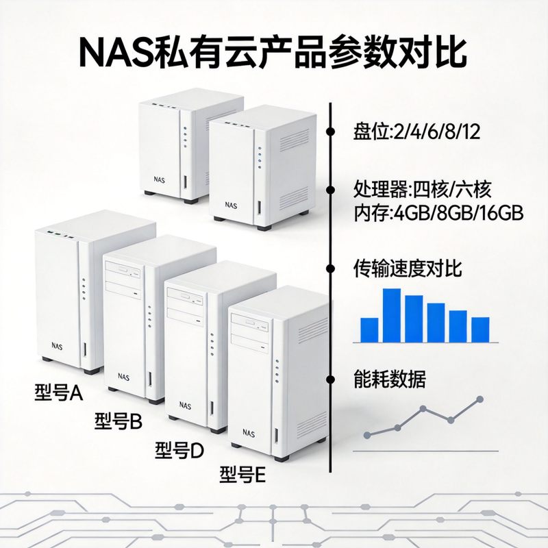 NAS私有云产品对比：群晖威联通绿联华为等主流品牌型号参数对比图