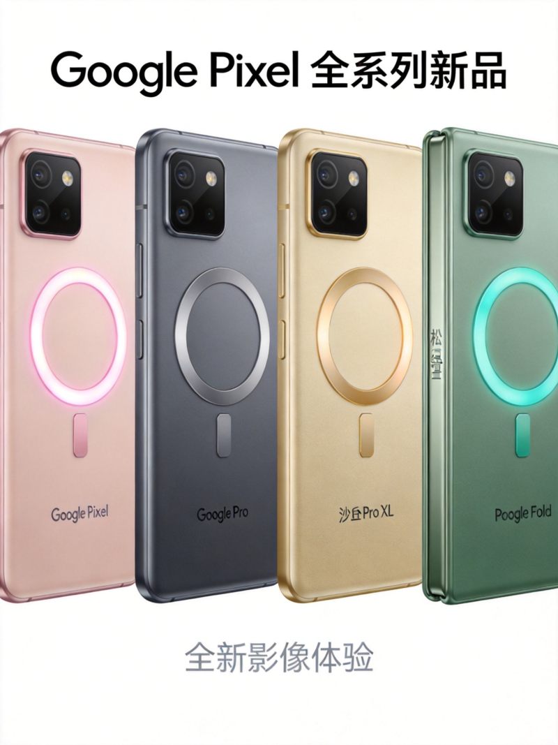 Pixel11四款机型展示多彩配色与HiLight灯效