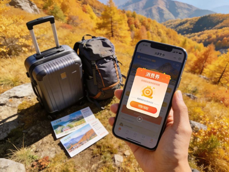 手机领取文旅消费券秋日出游