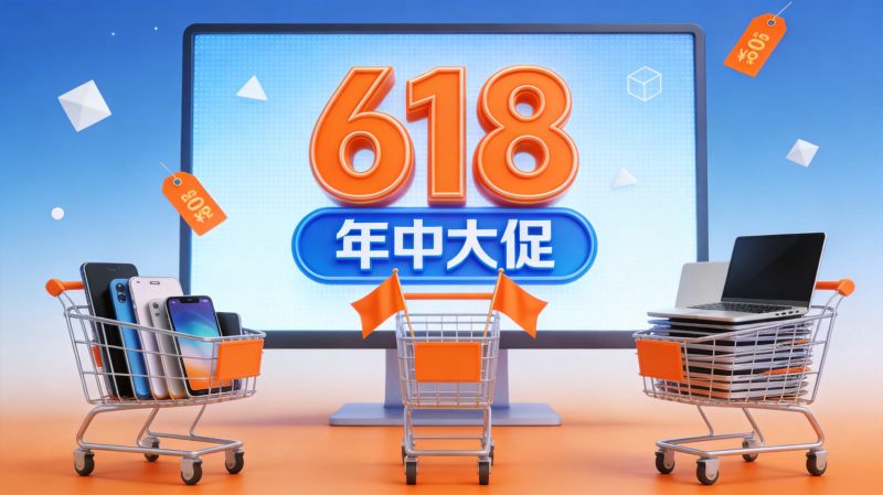 双11购物节红色装饰，大幅优惠促销标语和红包元素